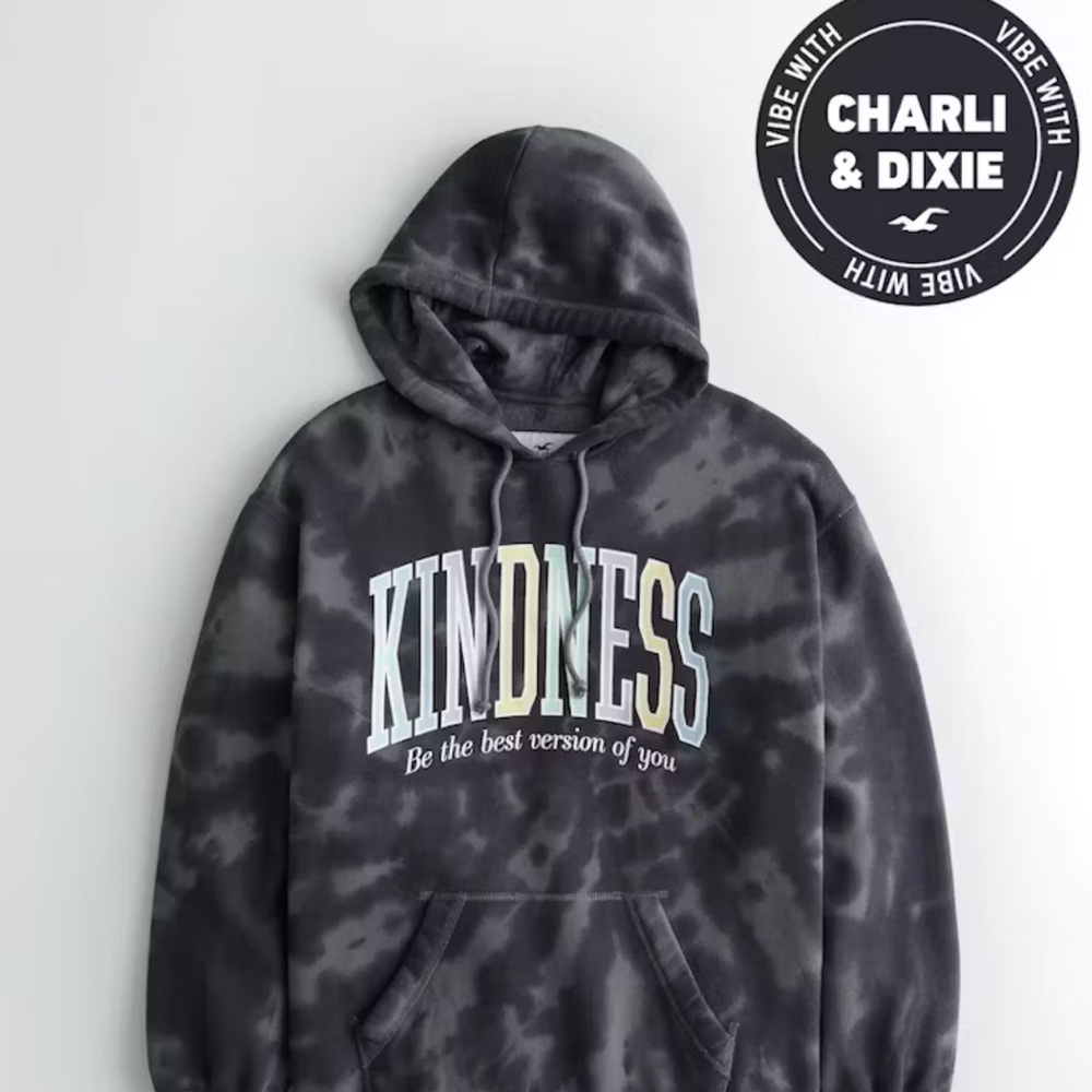 Hollister Kindness Graphic Hoodie Sz XS - Picture 2 of 9